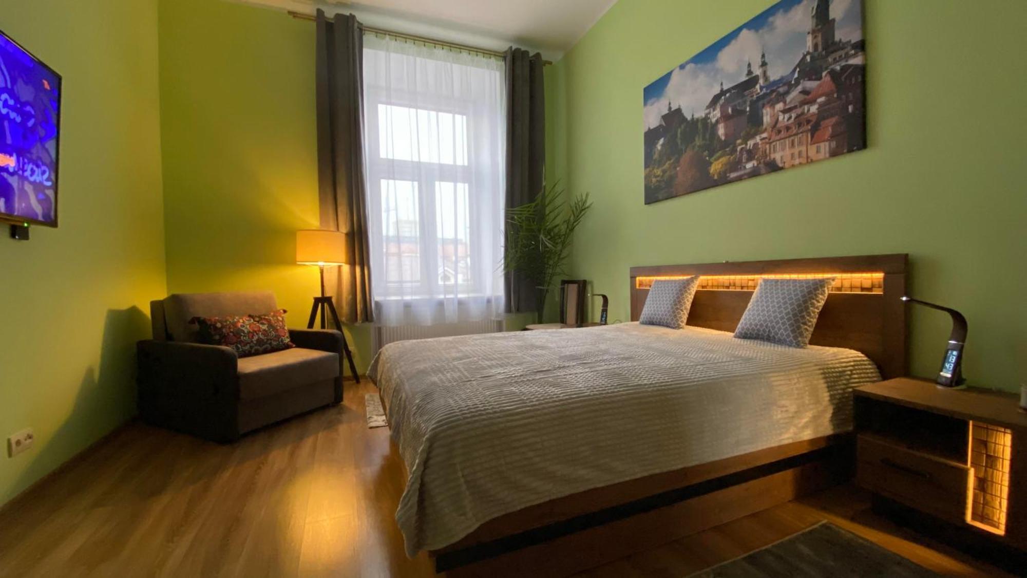 Lublinbnb - Exclusive Family Apartment ------ In The Heart Of Lublin -------------------------------- Bedroom & Living Room & Kitchen Eksteriør bilde